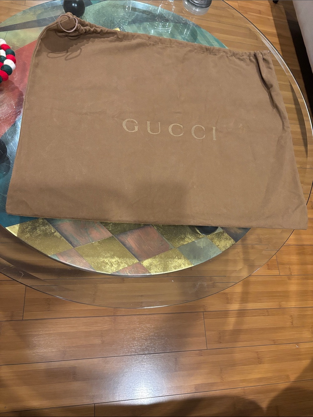 Gucci Brown Drawstring Dust Bag